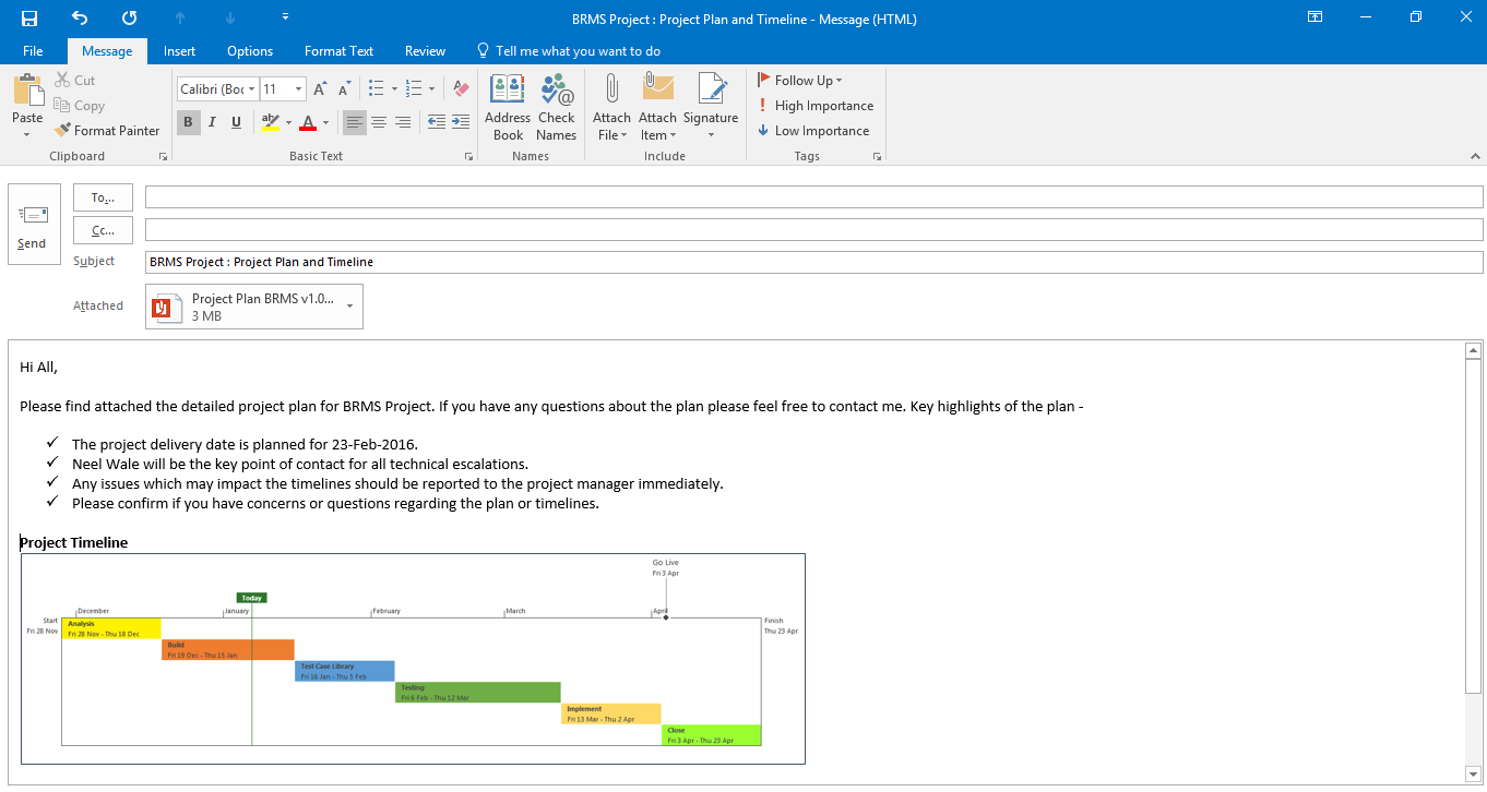 Email Templates for Project Managers Free Project Management Templates