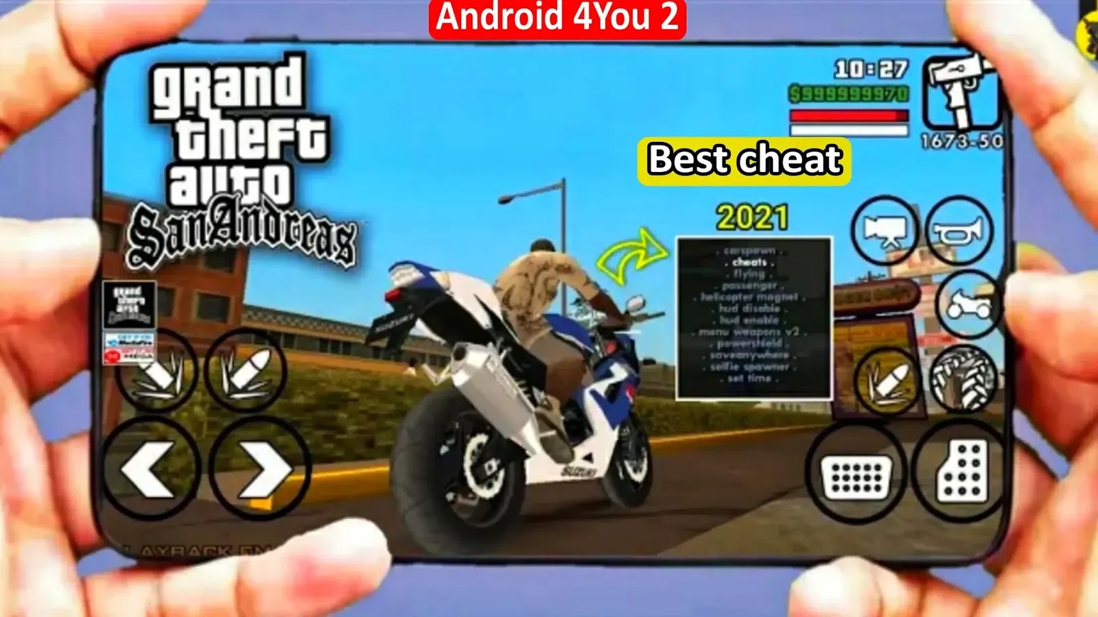Download GTA San Andreas Original 2021 mod APK + Data + obb for Android ( cheat codes ) Download GTA San Andreas Original 2021 mod APK + Data + obb for Android ( cheat codes )