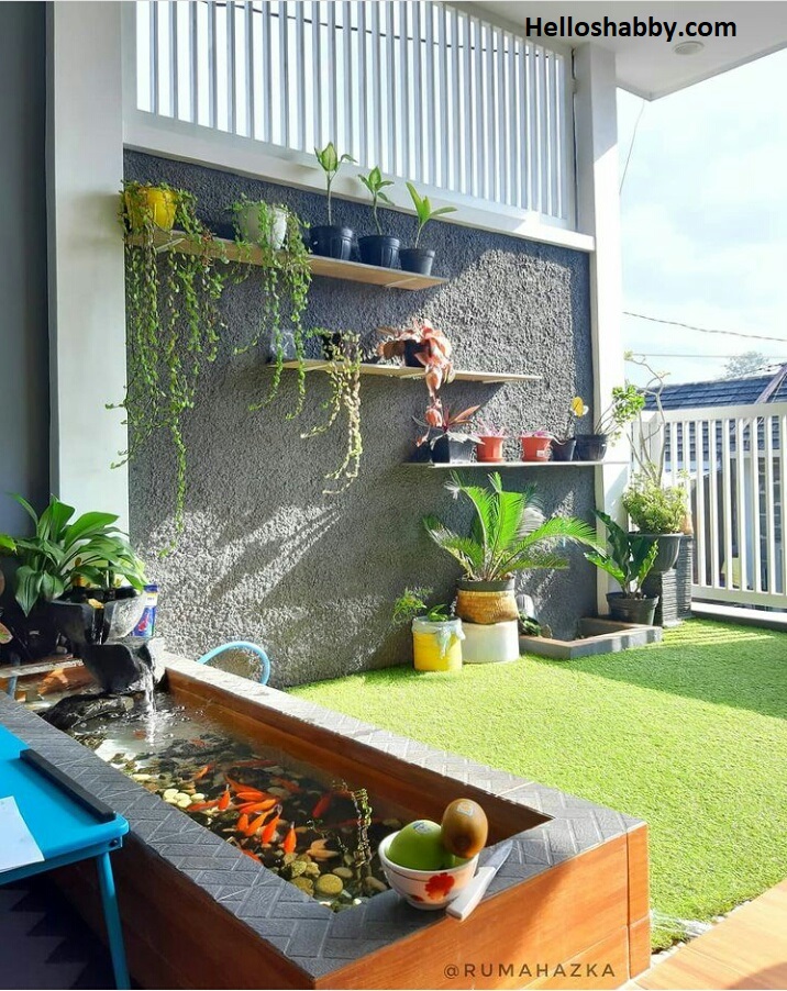 Inspirasi 6 Desain Taman Minimalis dengan Kolam Ikan Hias ~ HelloShabby