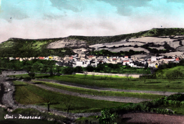 Sini – Panorama. Postcard from 1969