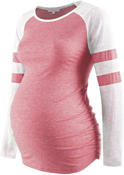Pink Maternity T-Shirts Tops Clothes