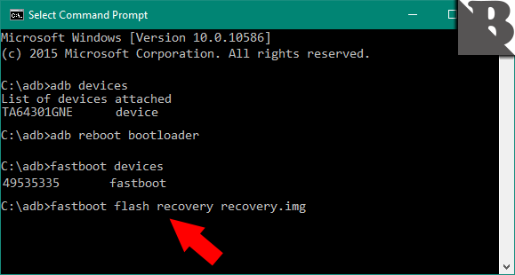 Fastboot reboot recovery