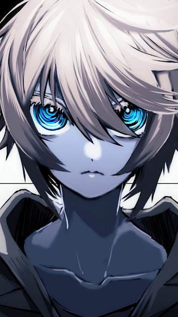 Anime Boy Wallpaper, Look, Blue Eyes, White Hair