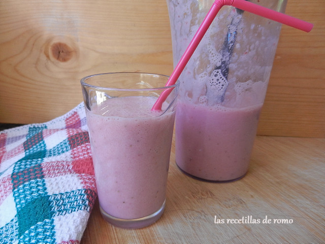 Batido de fresas