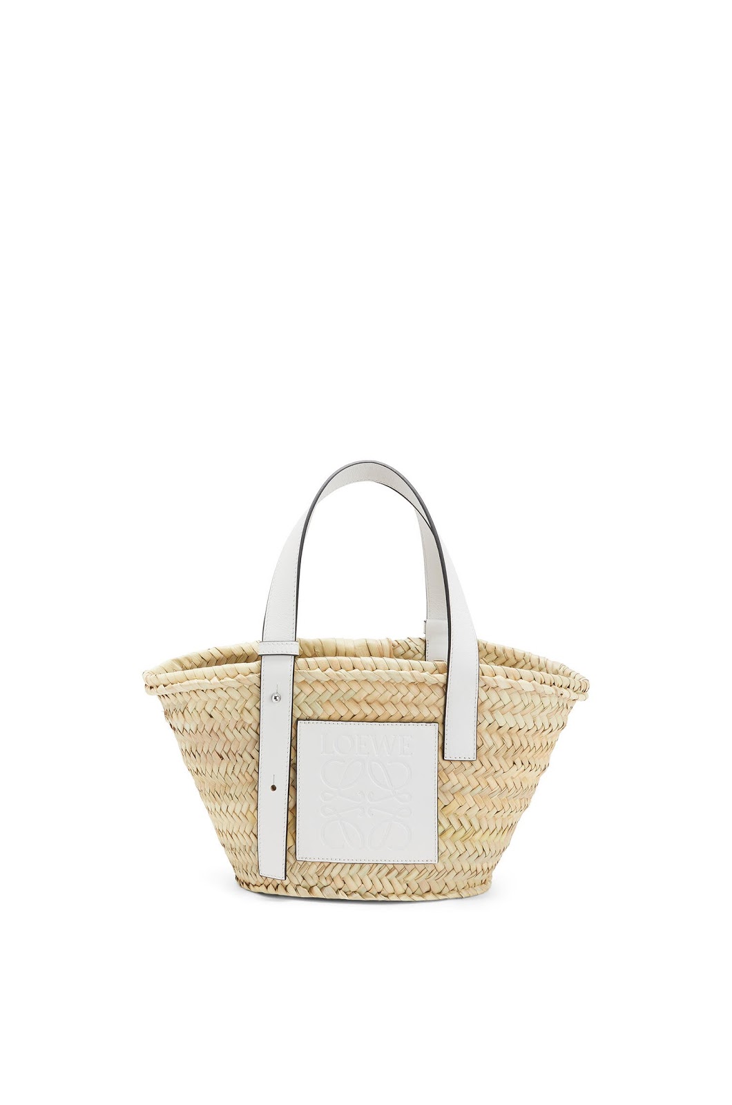 ESPRIT - Faux Leather Trim Woven Raffia Bag at our online shop