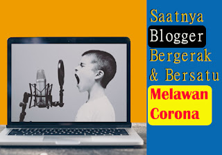 blogger melawan corona virus