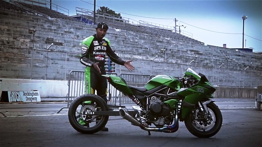Video Kawasaki Ninja H2 di modifikasi jadi motor drag . . .