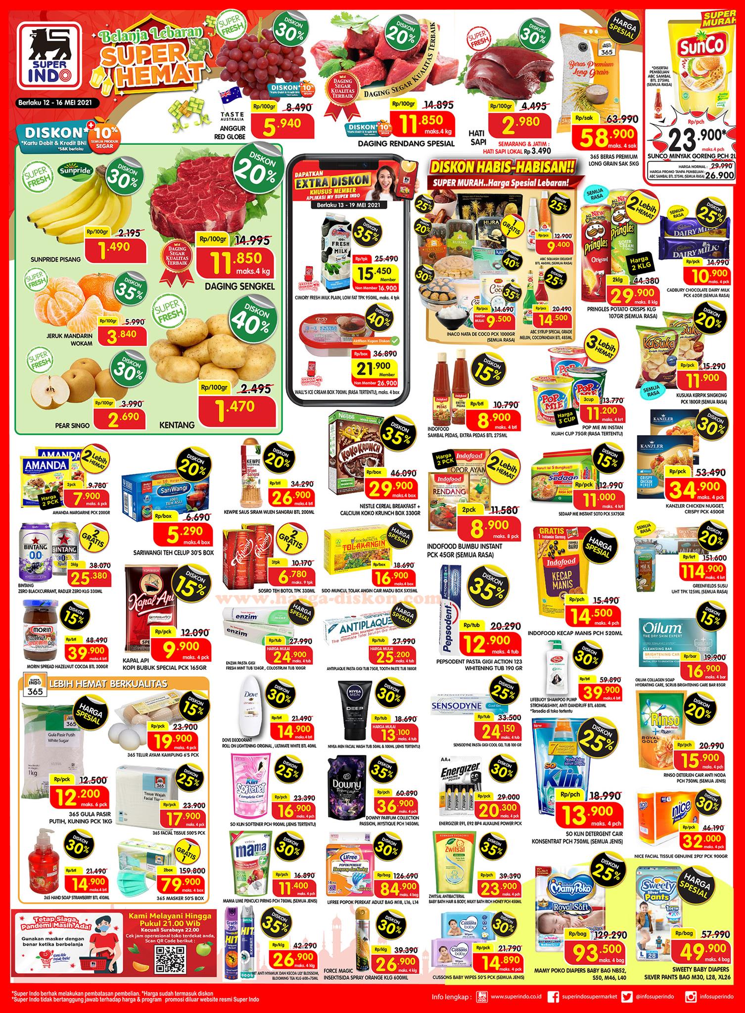Promo Superindo Akhir Pekan Weekend Promo Jsm 12 16 Mei 2021 Harga Diskon