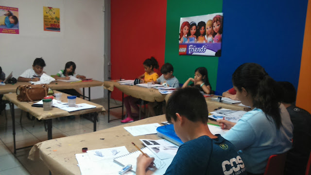 Foto del curso de dibujo manga en la ciudad de Panamá