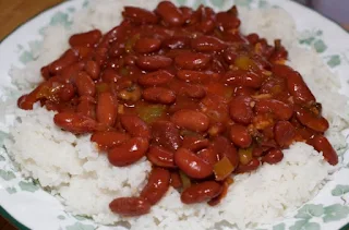 Spicy Palm Oil Rice and Beans Recipe. Rice and beans is an African food staple; it makes the most of basic pantry ingredients, rice and beans