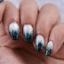 Foggy Forest Winter Ombre Nail Art