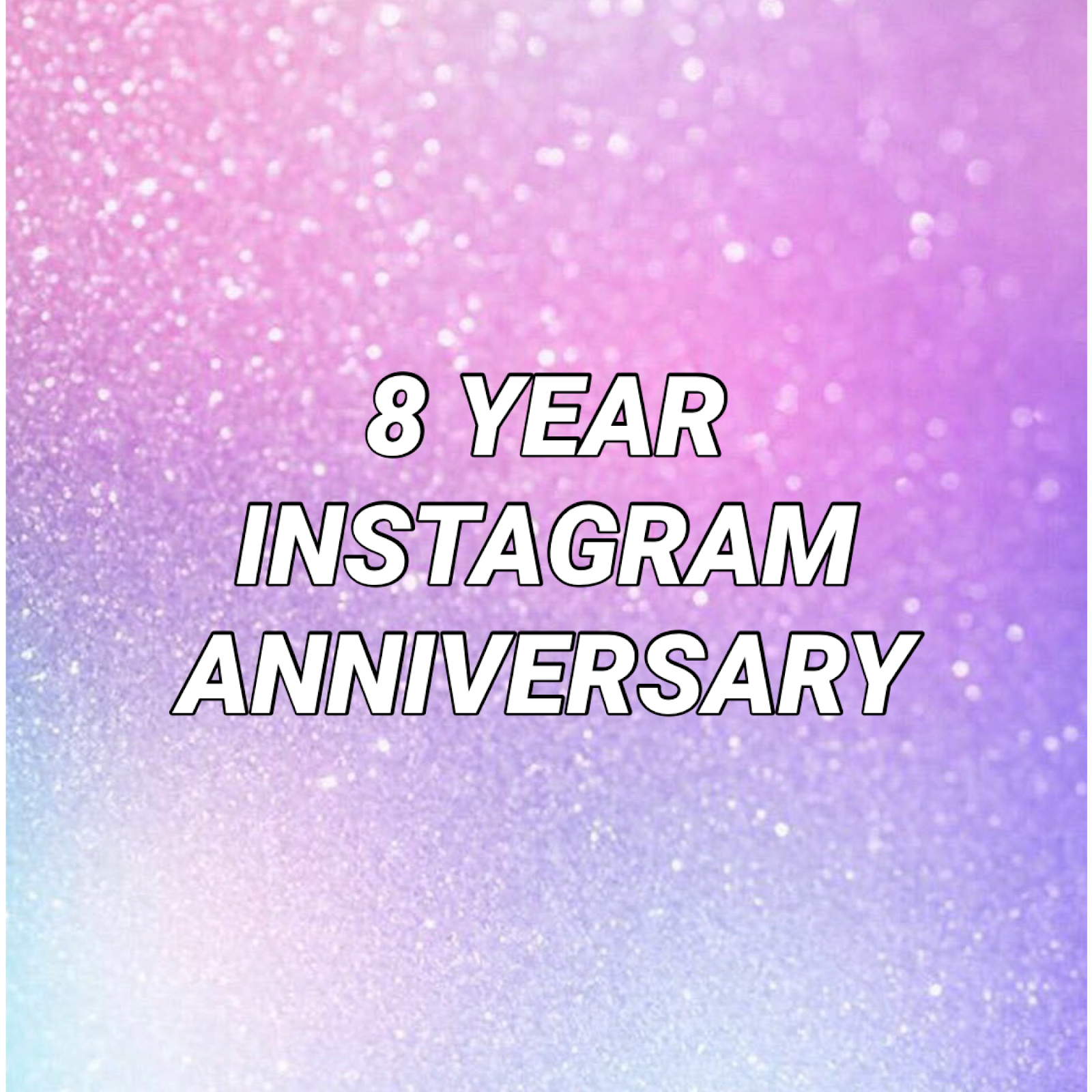 Eight Year Instagram Anniversary by Olivia Jade Nails