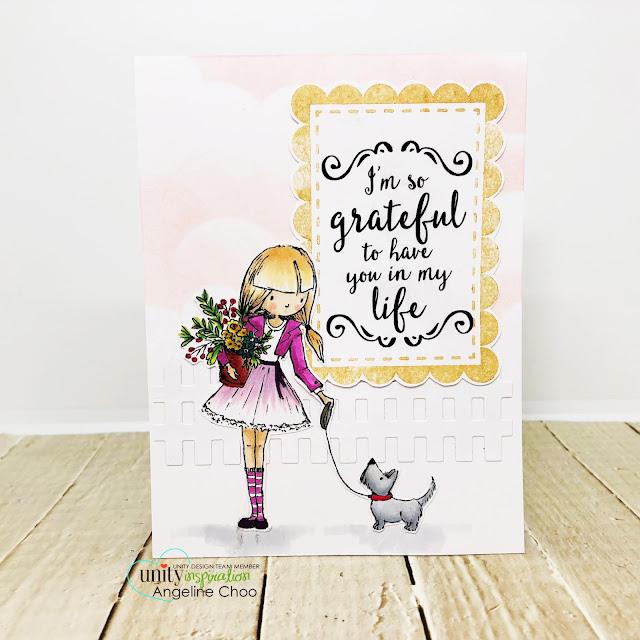 ScrappyScrappy: Unity Stamp Lisa Glanz - So Grateful #scrappyscrappy #unitystampco #lisaglanz #youtube #quicktipvideo #cardmaking #papercraft #stamp #stamping #copicmarkers #lawnfawn #picketfence #delicataink #simonsaysstamp #cloudstencil #timholtz #distressoxide