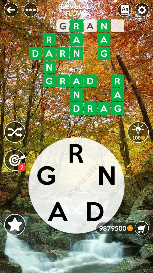 Wordscapes Level 37 Answers ~ Doors Geek