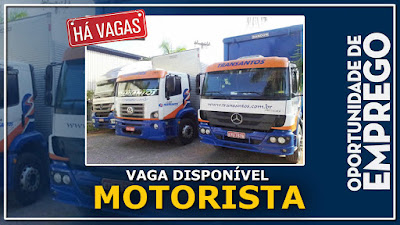 vaga para motorista