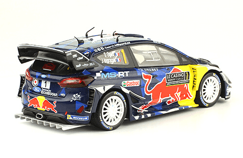 WRC collection 1:24 salvat españa, Ford Fiesta WRC, Sébastien Ogier, Montecarlo 2017