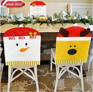 cómo adornar sillas en navidad con forros bonitos manualidades para adornar sillas