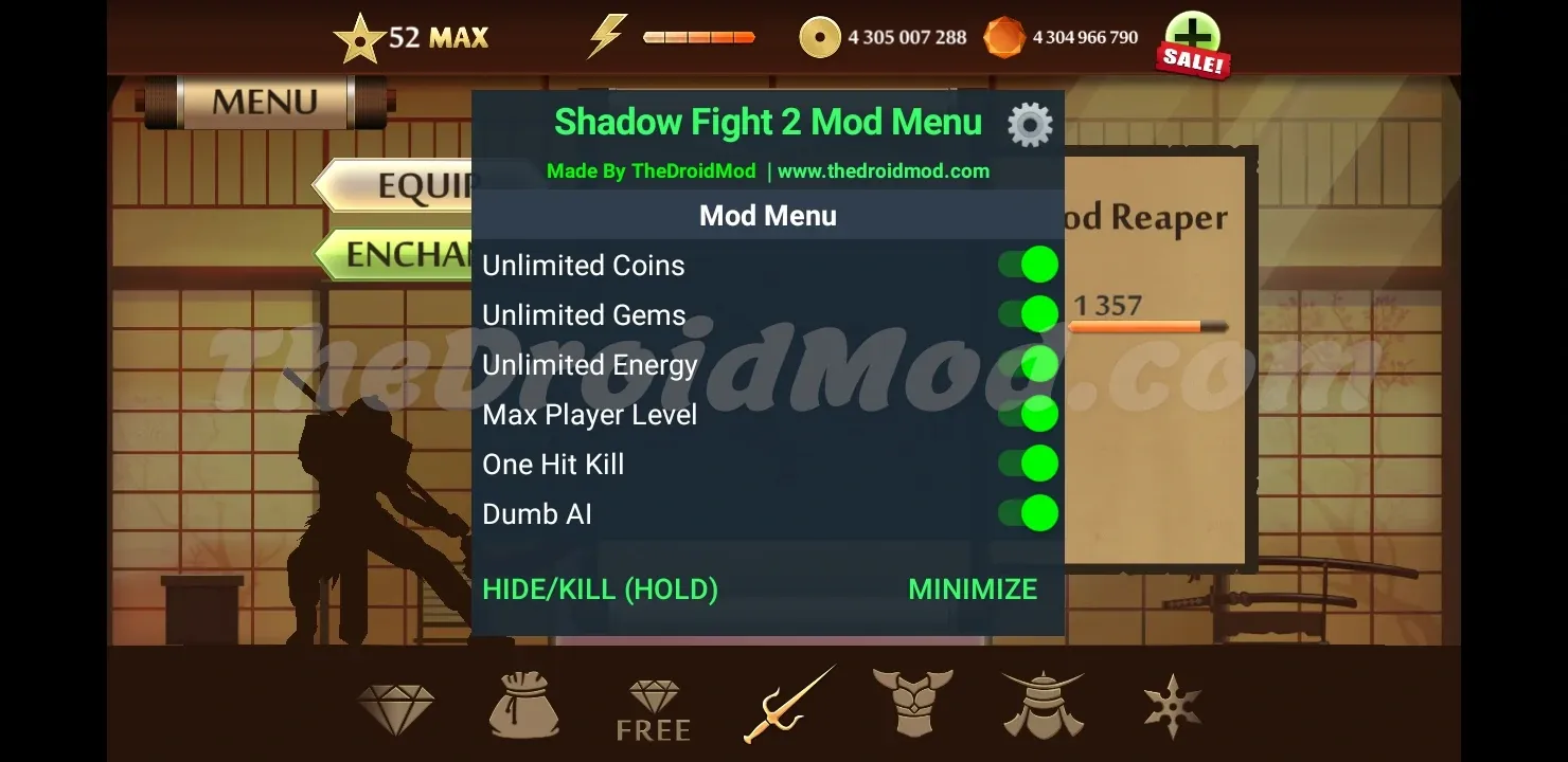 Скачать hack all boss no root techno start zip мод shadow fight 2