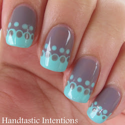 nail lace french tip simple easy handtastic intentions