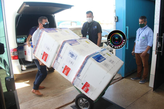 Rondônia recebe mais 51.400 doses de vacinas contra a Covid-19