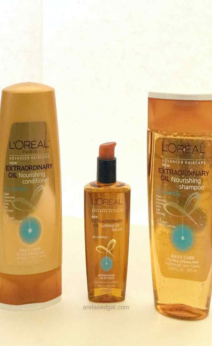 Wash Day With L Oreal Extraordinary Oil Shampoo System A Relaxed Gal