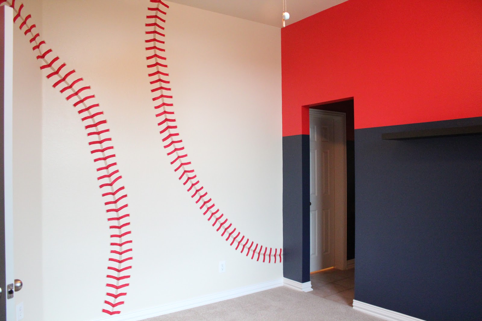 The Craftin' B Baseball Wall