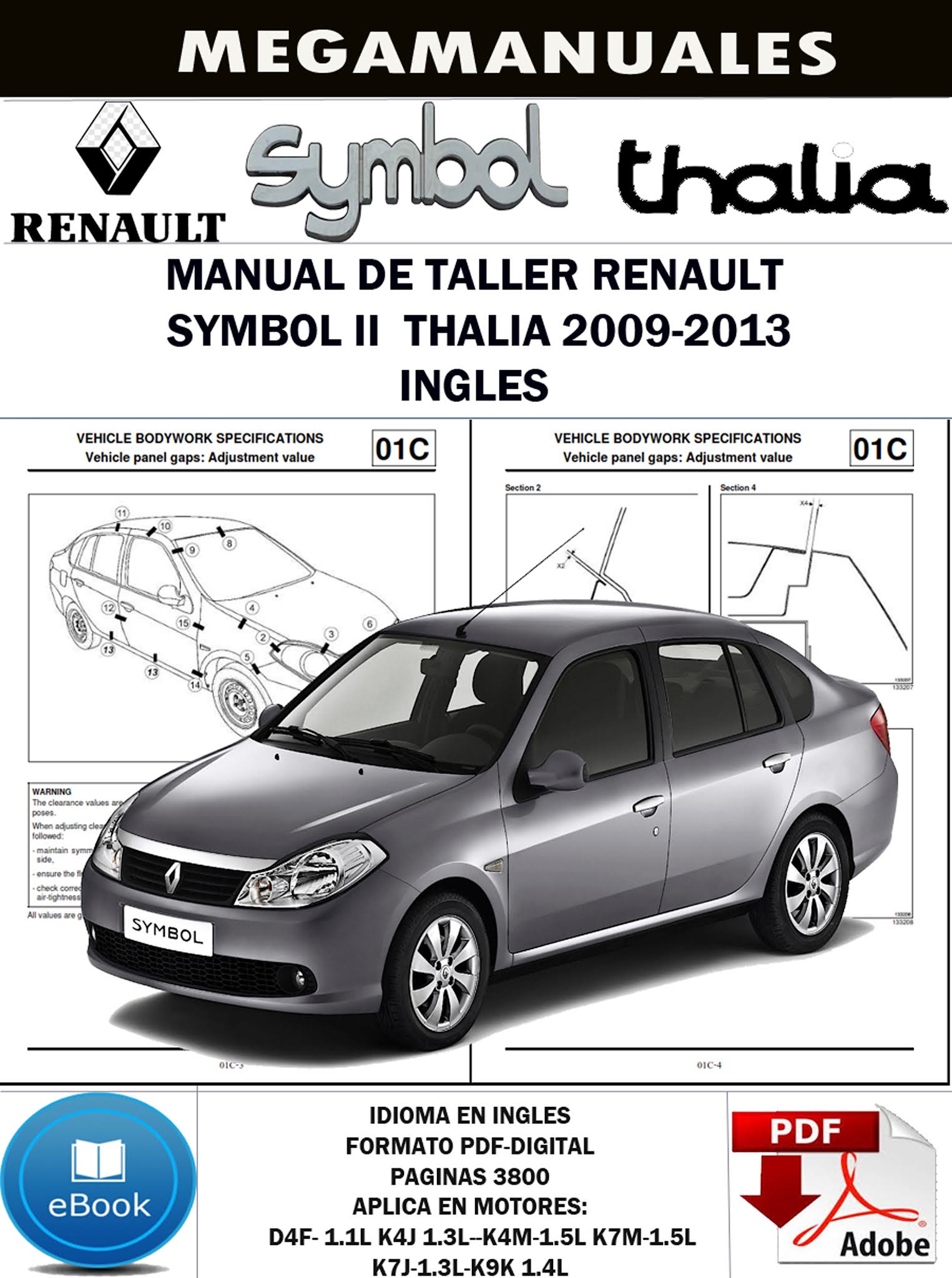 Manuales De Mecanica Manual De Taller Renault Symbol Ii Thalia 2009