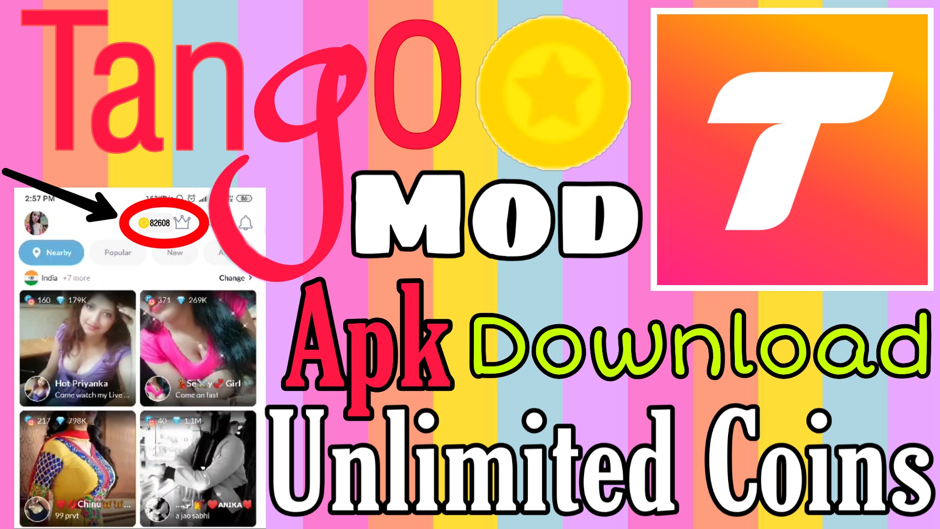 Modbyaman: Tango Mod APK to get unlimited coins for free version 6 37 Modbyaman: Tango Mod APK to get unlimited coins for free version 6 37