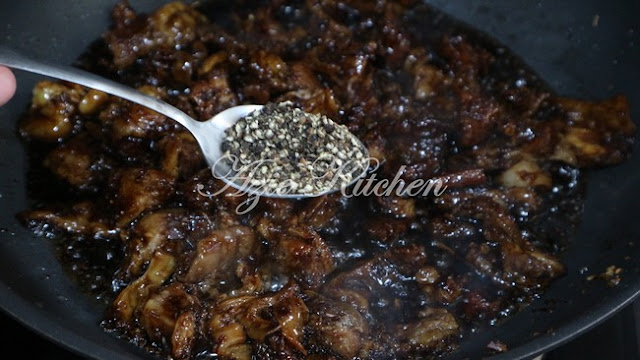 Daging Tetel Masak Black Pepper Yang Sangat Sedap