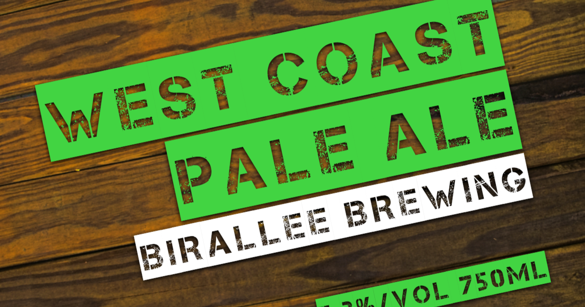 Birallee Beer & Brewing West Coast Pale Ale Recipe (All Grain)