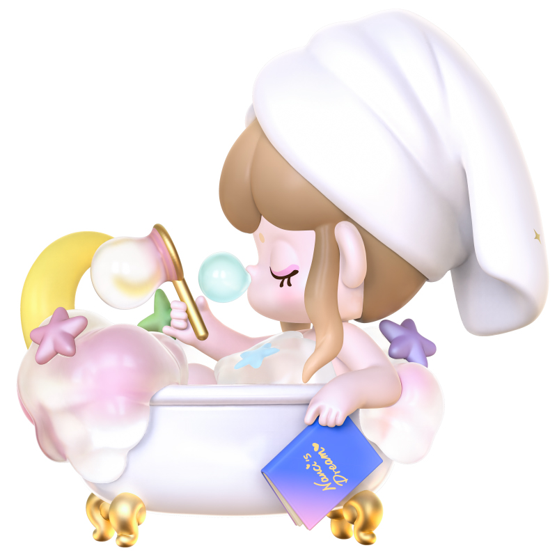 Rolife Bubble Bath Figures The Toy Pool