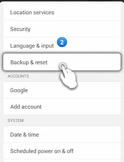 backup and reset HTC Desire 510