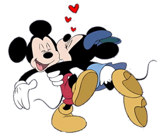 surreal world: Brushes Mickey&Minnie