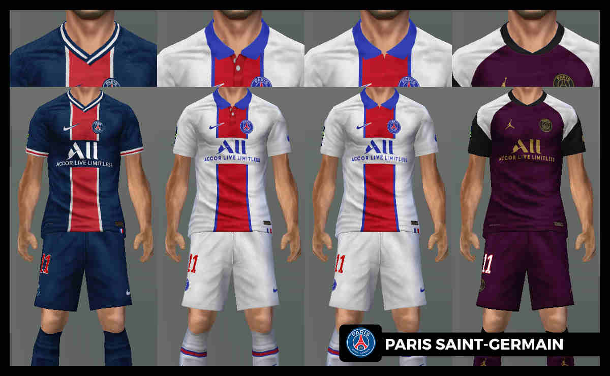 ultigamerz PES 6 PSG 202021 Full GDB Kits