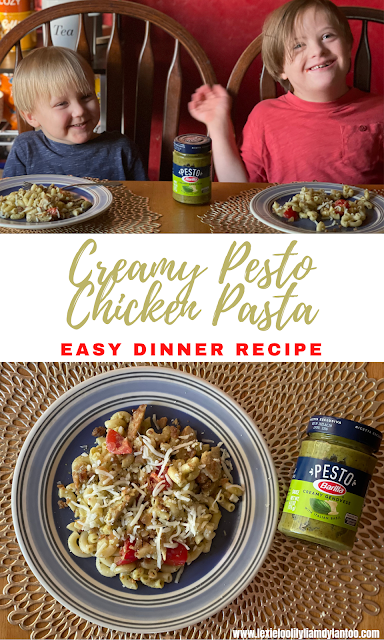 Creamy Pesto Chicken Pasta Easy Dinner Recipe