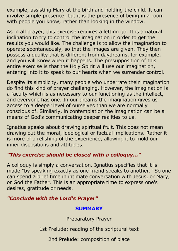 Voices St Ignatius Way of Prayer