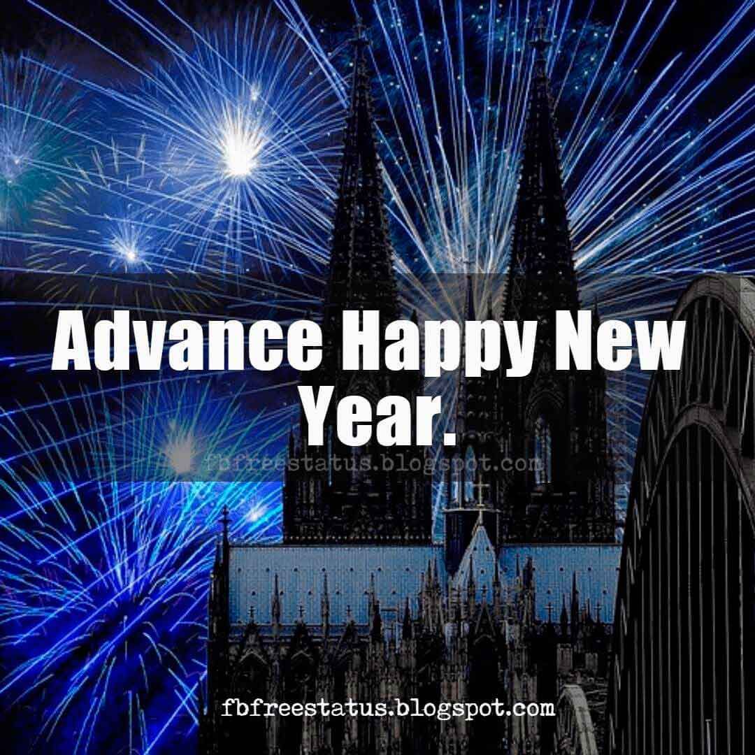 Advance Happy New Year Wishes