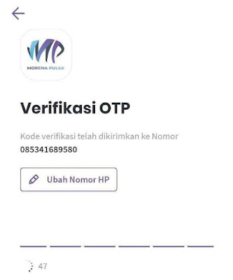 Input Kode OTP Input Kode OTP