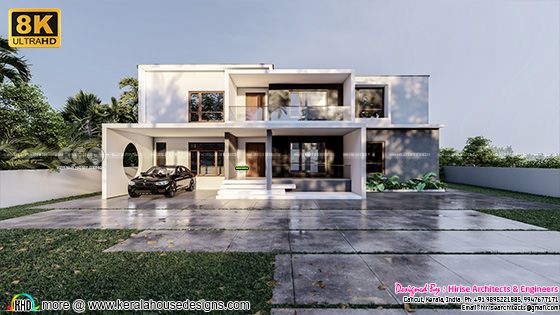 Contemporary home 8k rendered