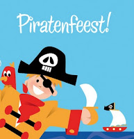 Uitnodigingskaartje piratenfeest
