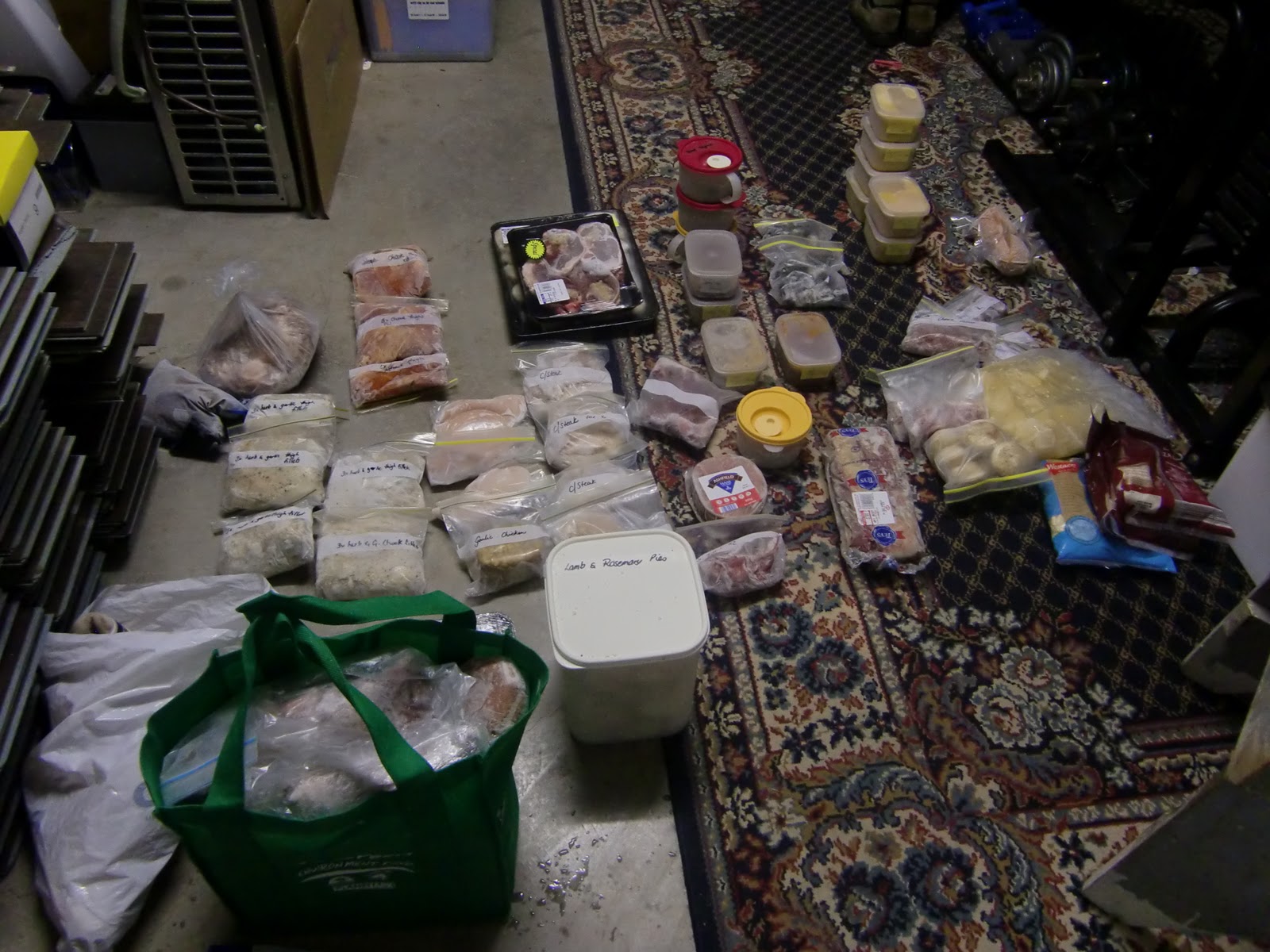 My Place For Space Freezer Inventory