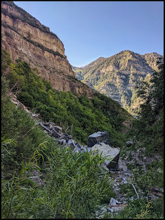 Beautiful Mountain Views of Cascade Mountain on the way up Slide Canyon Waterfall Trail Beautiful Mountain Views of Cascade Mountain on the way up Slide Canyon Waterfall Trail.