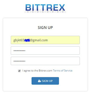 cara membuat akun bittrex