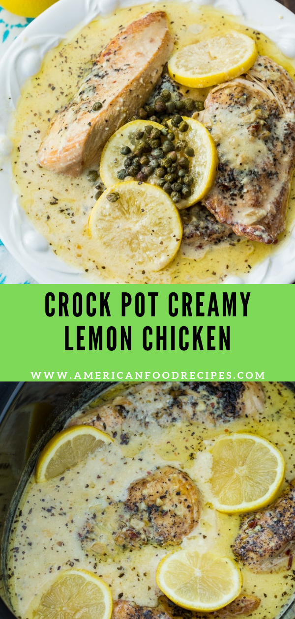 Crock Pot Creamy Lemon Chicken - Recipe By Mom