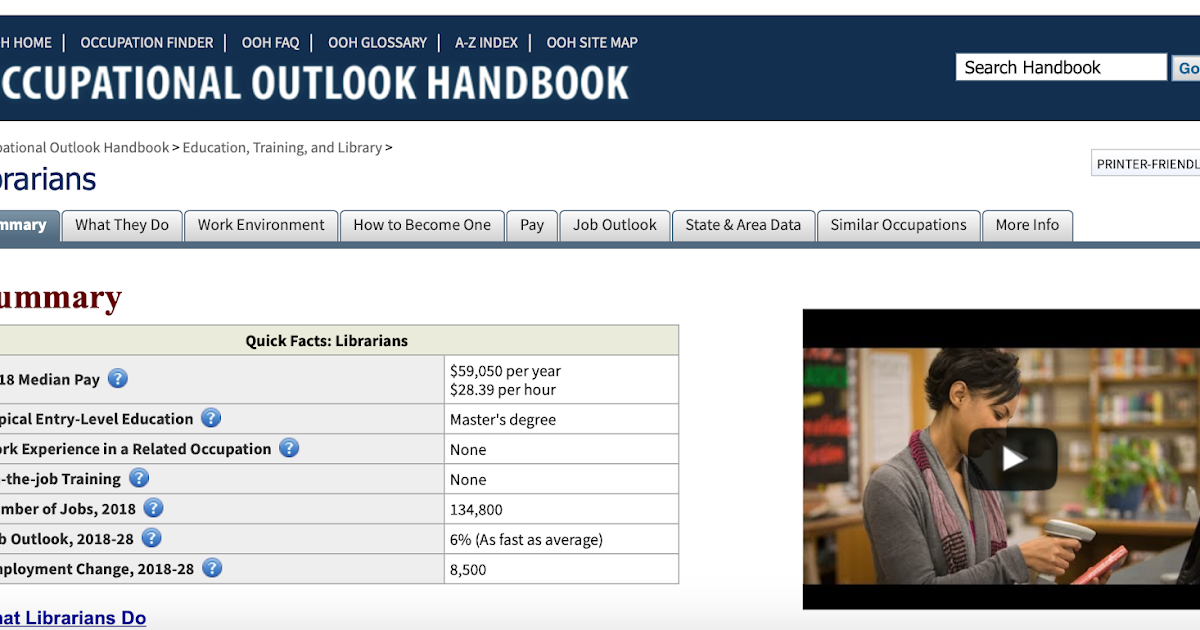 NHTI Learning Commons Occupational Outlook Handbook