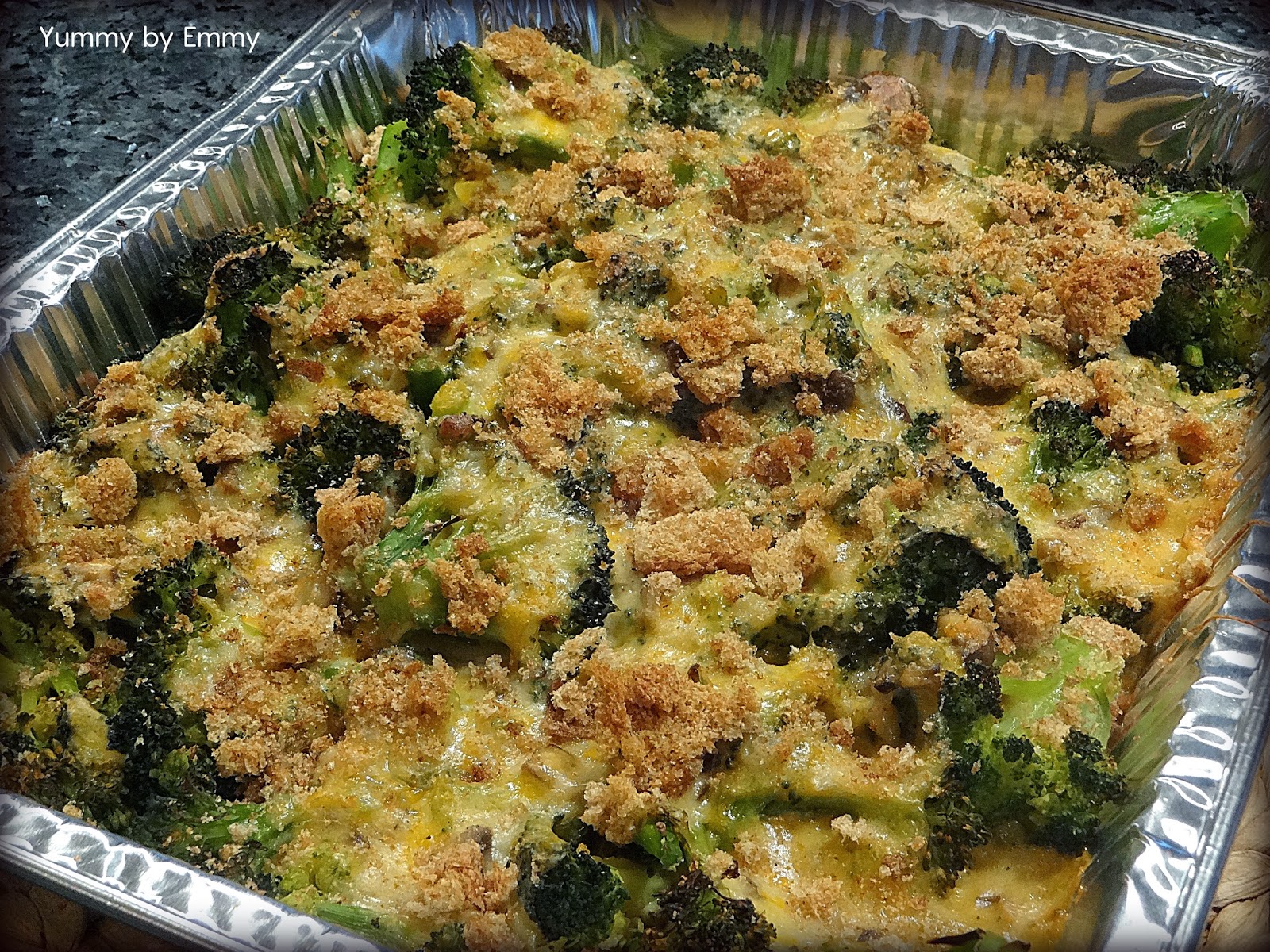 Yummy by Emmy BroccoliCheddar Casserole