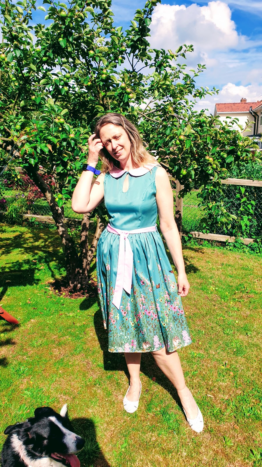 Vintage Swing Dress And Afternoon Tea In The Garden | Claire's World