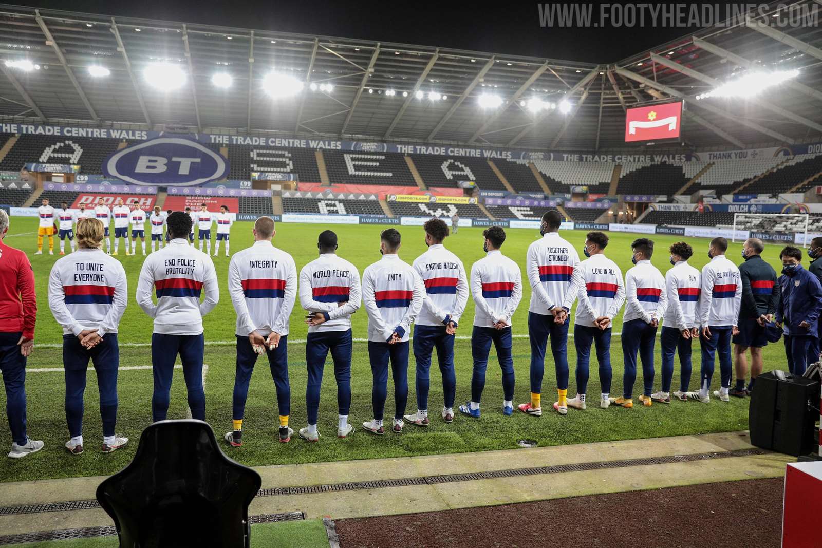 USA Players Wear 23 Custom Messages Ahead Of Match Here is Which