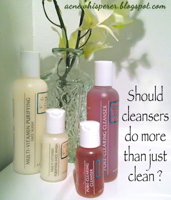Should cleansers for adult acne do more than just clean?
