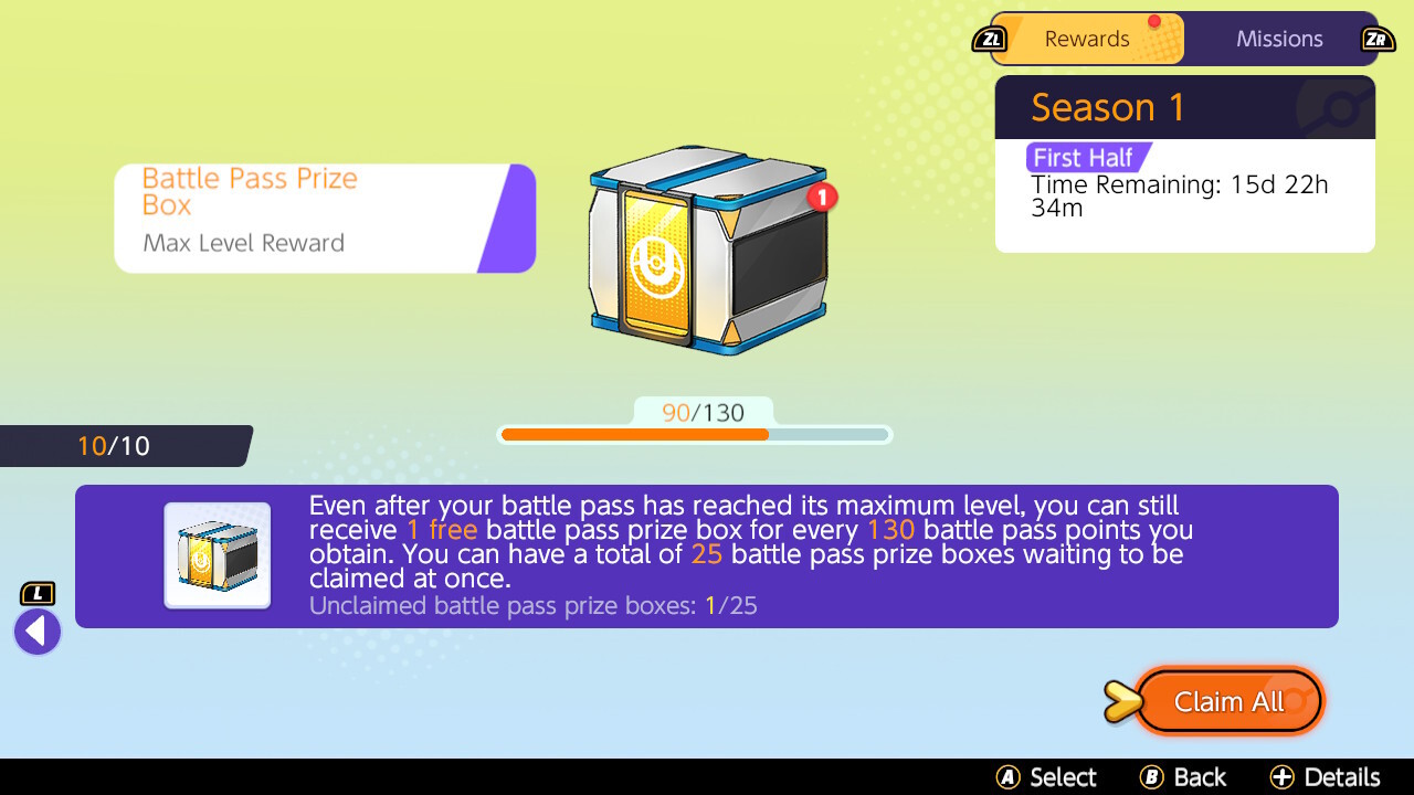 What the Pokémon Unite Battle Pass offers